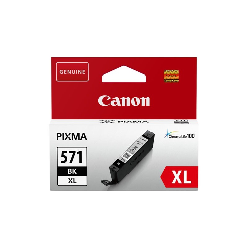 Canon CLI-571BK XL - 11 ml - Alta capacità - nero - originale CANON Canon CLI-571BK XL - 11 ml - Alta capacità - nero - originale CANON