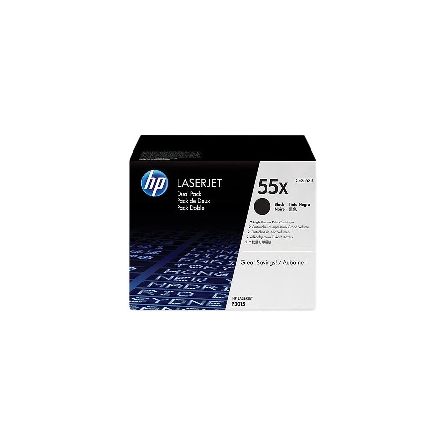 CE255XD KIT 2 TONER CE255X    12,5P
