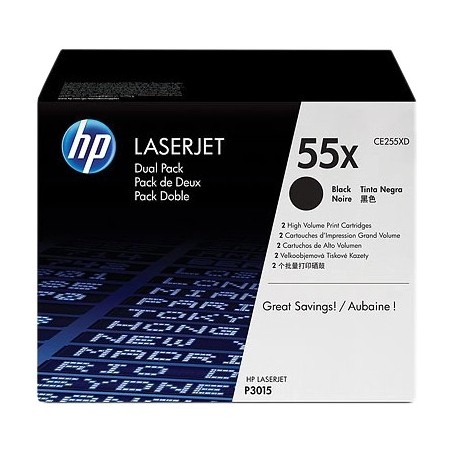CE255XD KIT 2 TONER CE255X    12,5P