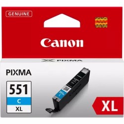 Canon CLI-551C XL - 11 ml - Alta capacità - ciano - originale CANON