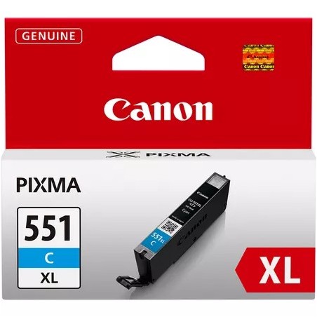 Canon CLI-551C XL - 11 ml - Alta capacità - ciano - originale CANON