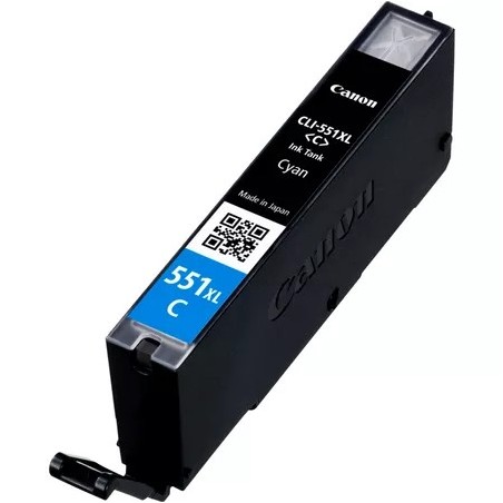 Canon CLI-551C XL - 11 ml - Alta capacità - ciano - originale CANON