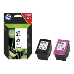 HP 62 - Confezione da 2 - colore (ciano, magenta, giallo), pigmento...