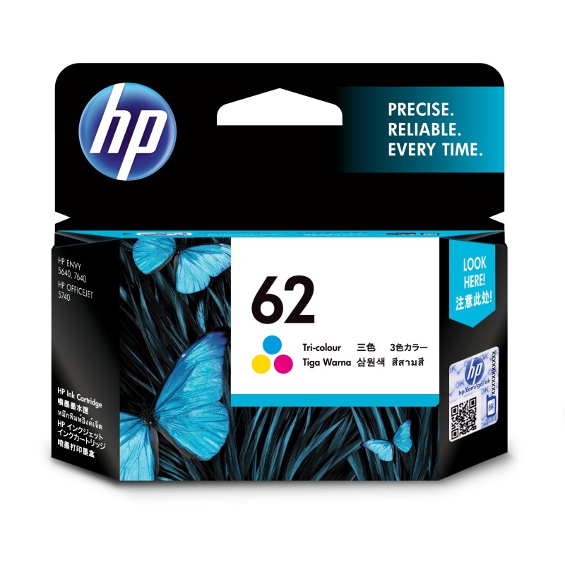 HP 62 - 4.5 ml - colore (ciano, magenta, giallo) - originale HP HP 62 - 4.5 ml - colore (ciano, magenta, giallo) - originale HP