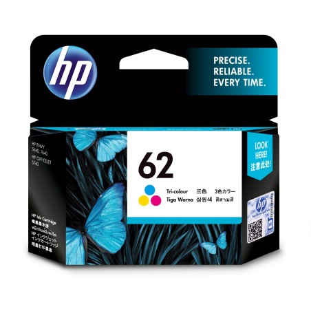 HP 62 - 4.5 ml - colore (ciano, magenta, giallo) - originale HP