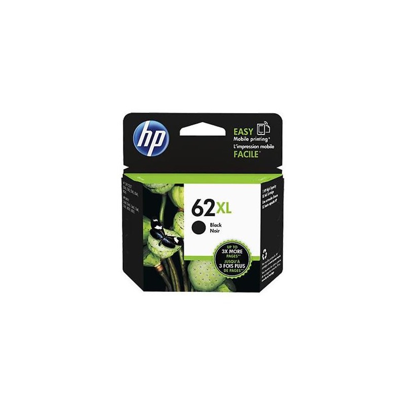 HP 62XL - 12 ml - Alta capacità - nero - originale HP HP 62XL - 12 ml - Alta capacità - nero - originale HP