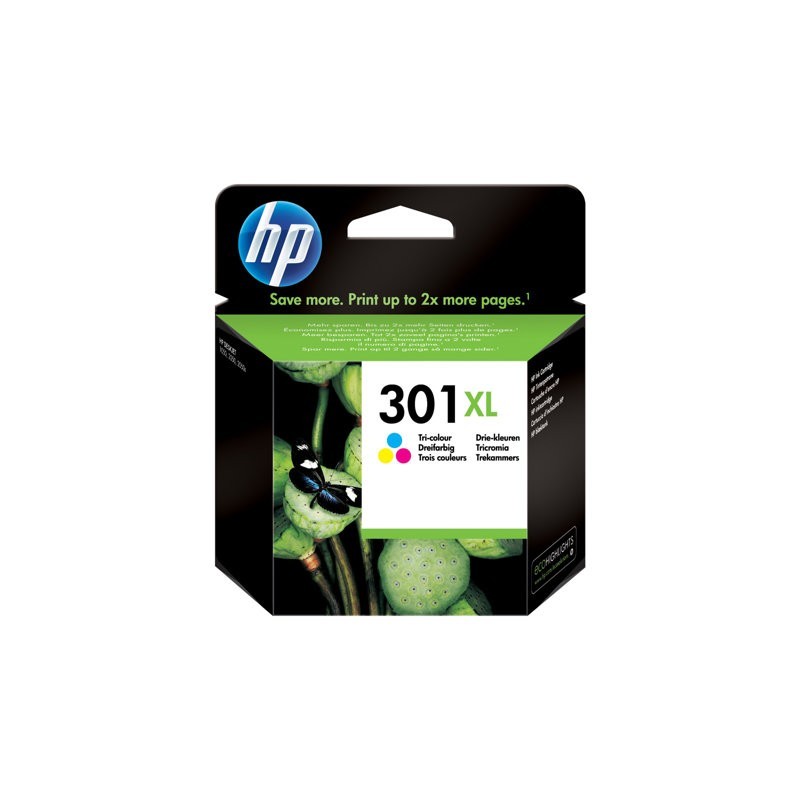 HP 301XL - 6 ml - Alta capacità - colore (ciano, magenta, giallo) -... HP 301XL - 6 ml - Alta capacità - colore (ciano, magenta, giallo) -...