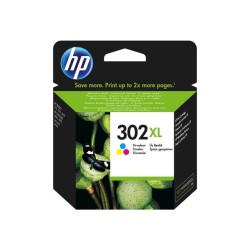 HP 302XL - 8 ml - Alta capacità - colore (ciano, magenta, giallo) -...