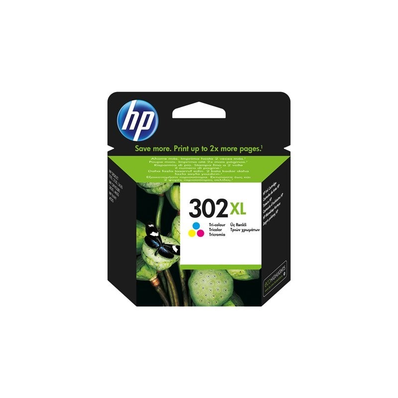 HP 302XL - 8 ml - Alta capacità - colore (ciano, magenta, giallo) -... HP 302XL - 8 ml - Alta capacità - colore (ciano, magenta, giallo) -...