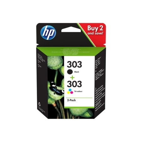 HP 303 - Confezione da 2 - colore (ciano, magenta, giallo), pigment...