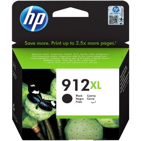 HP 912XL - 21.7 ml - Alta capacità - nero - originale HP