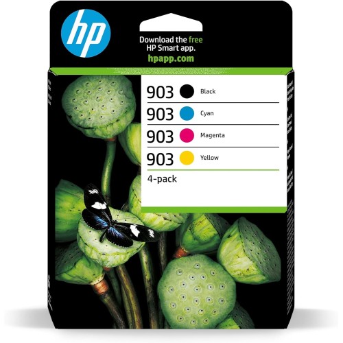 HP 903 - Confezione da 4 - nero, giallo, ciano, magenta - originale HP