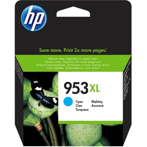 HP 953XL - 18.5 ml - Alta capacità - ciano - originale HP