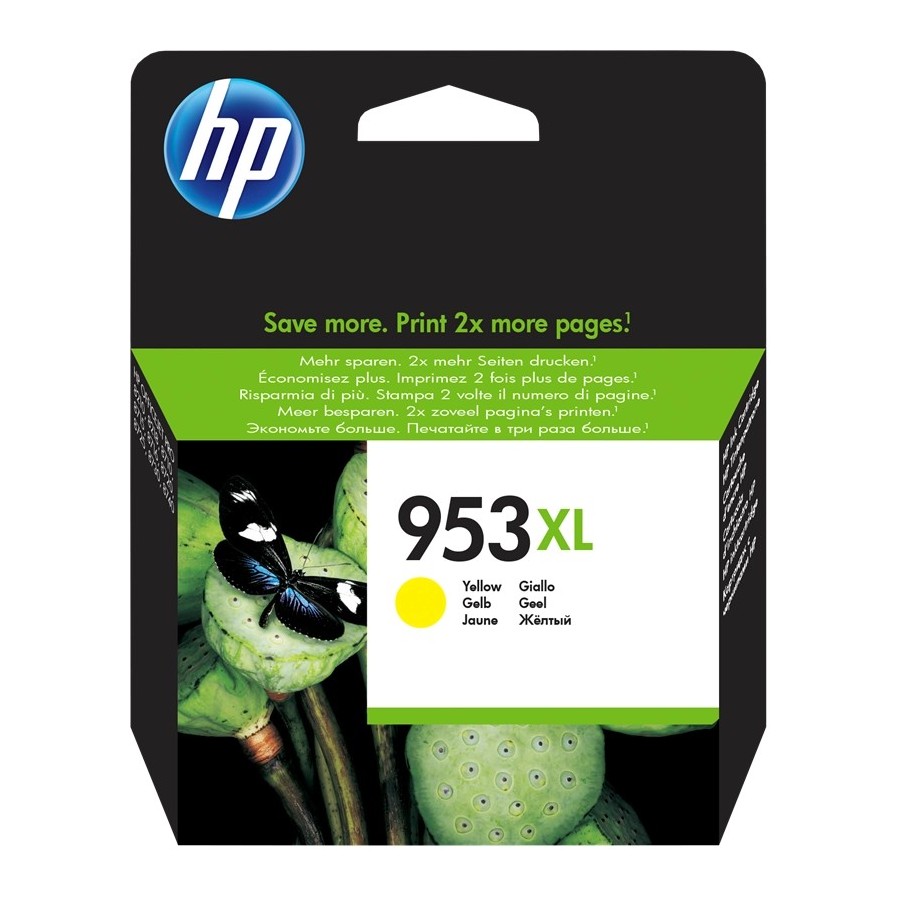 HP 953XL - 18.5 ml - Alta capacità - giallo - originale HP HP 953XL - 18.5 ml - Alta capacità - giallo - originale HP