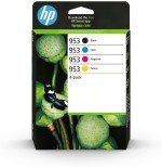 HP 953 - Confezione da 4 - nero, giallo, ciano, magenta - originale HP