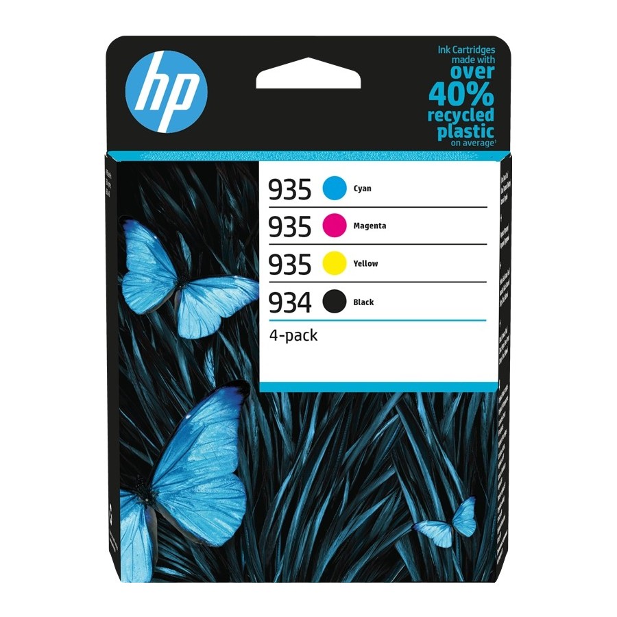 HP 934/935 - Confezione da 4 - nero, giallo, ciano, magenta - origi... HP 934/935 - Confezione da 4 - nero, giallo, ciano, magenta - origi...