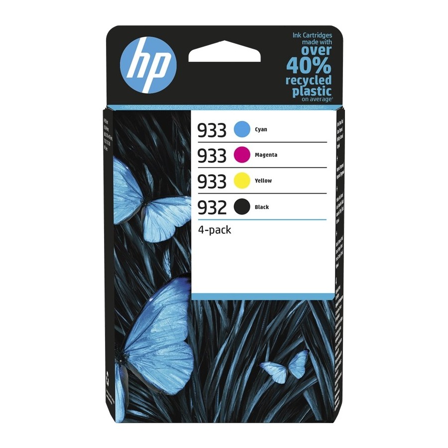 HP 932/933 Combo Pack - Confezione da 4 - nero, giallo, ciano, mage... HP 932/933 Combo Pack - Confezione da 4 - nero, giallo, ciano, mage...
