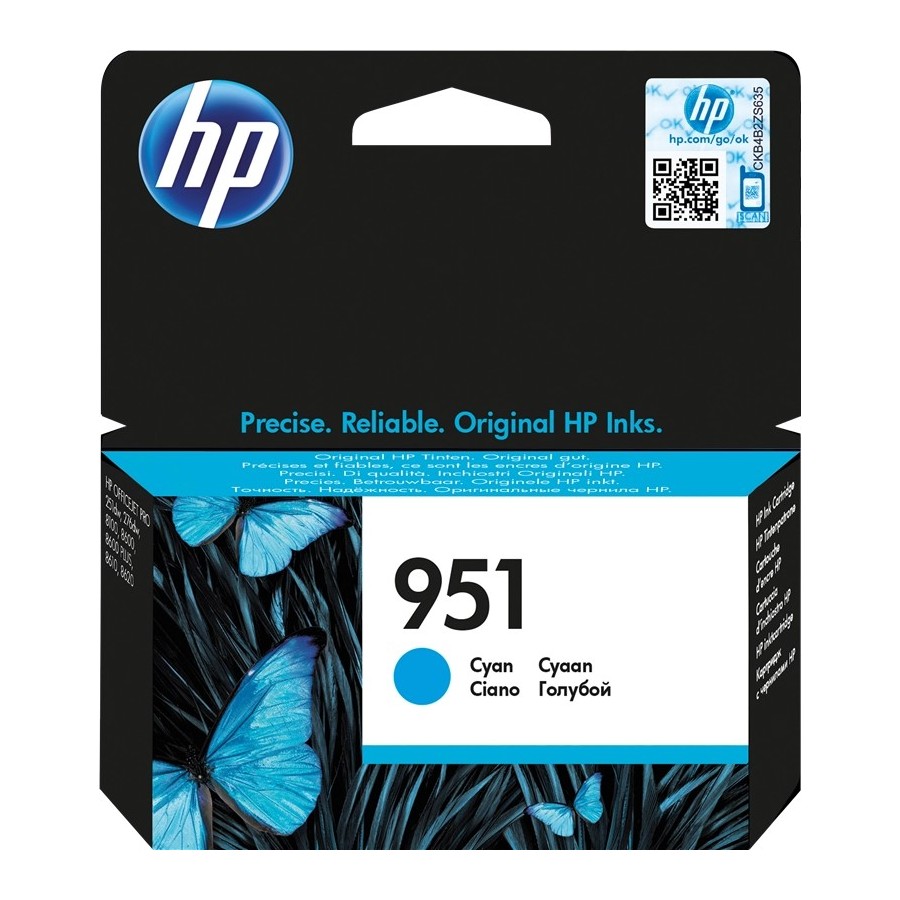 HP 951 - 8 ml - ciano - originale HP HP 951 - 8 ml - ciano - originale HP