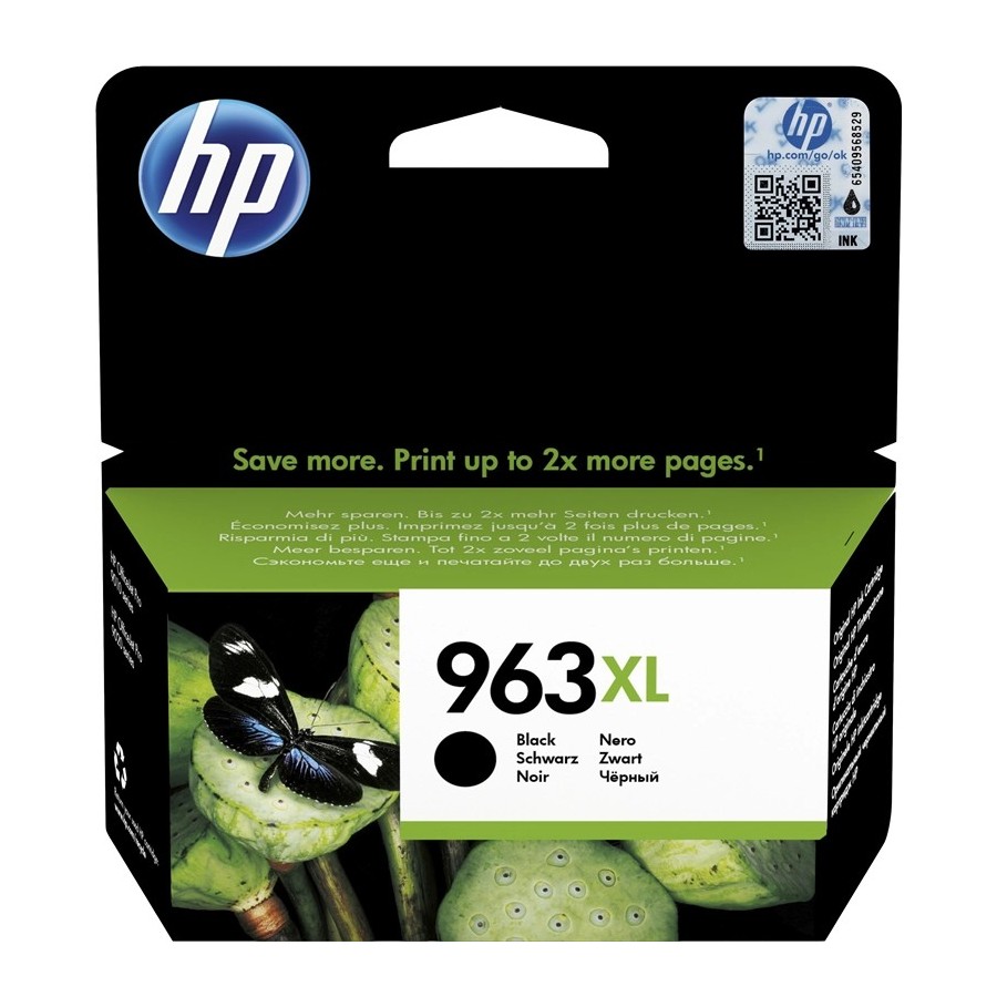 HP 963XL - 47.86 ml - Alta capacità - nero - originale HP HP 963XL - 47.86 ml - Alta capacità - nero - originale HP