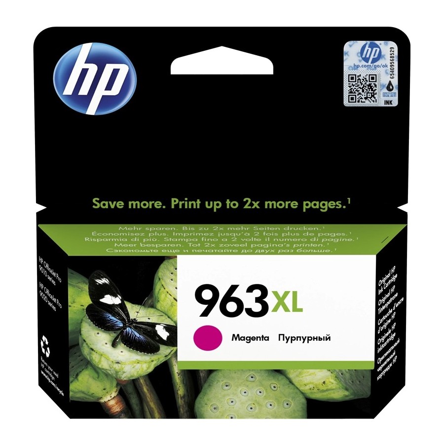 HP 963XL - 22.92 ml - Alta capacità - magenta - originale HP HP 963XL - 22.92 ml - Alta capacità - magenta - originale HP
