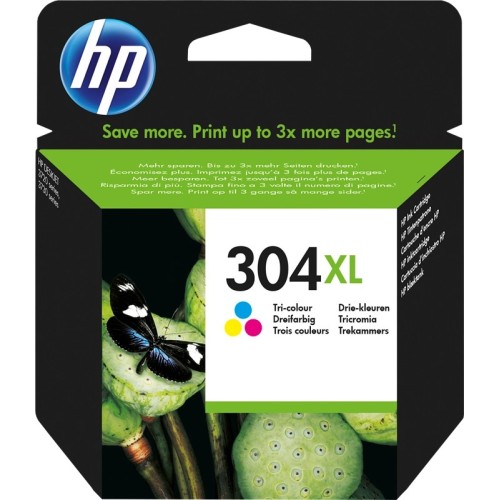 HP 304XL - Alta capacità - colore (ciano, magenta, giallo) - origin...