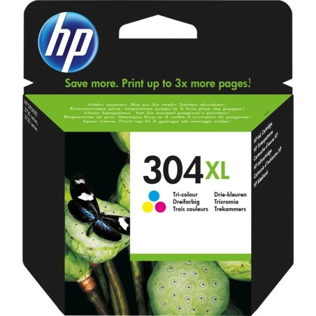 HP 304XL - Alta capacità - colore (ciano, magenta, giallo) - origin...
