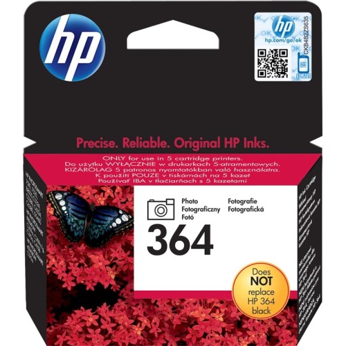 HP 364 - 3 ml - nero per foto - originale HP