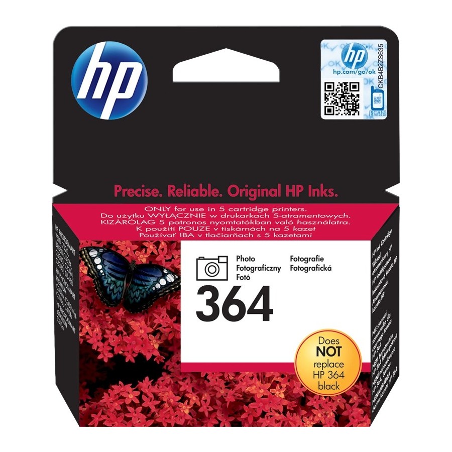 HP 364 - 3 ml - nero per foto - originale HP