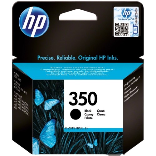HP 350 - 4.5 ml - nero - originale HP