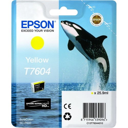 Epson T7604 - 26 ml - giallo - originale EPSON