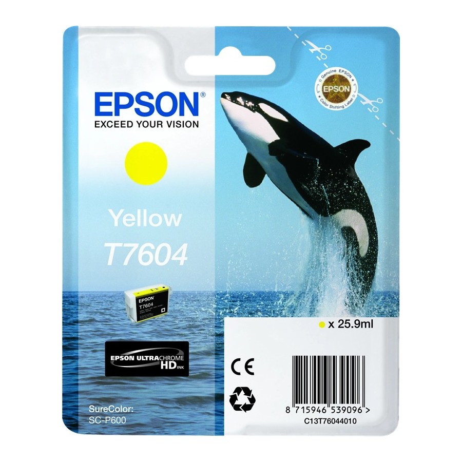 Epson T7604 - 26 ml - giallo - originale EPSON