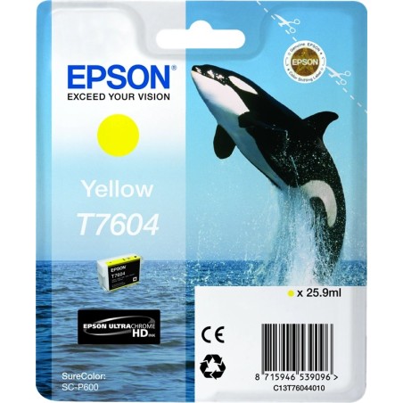 Epson T7604 - 26 ml - giallo - originale EPSON