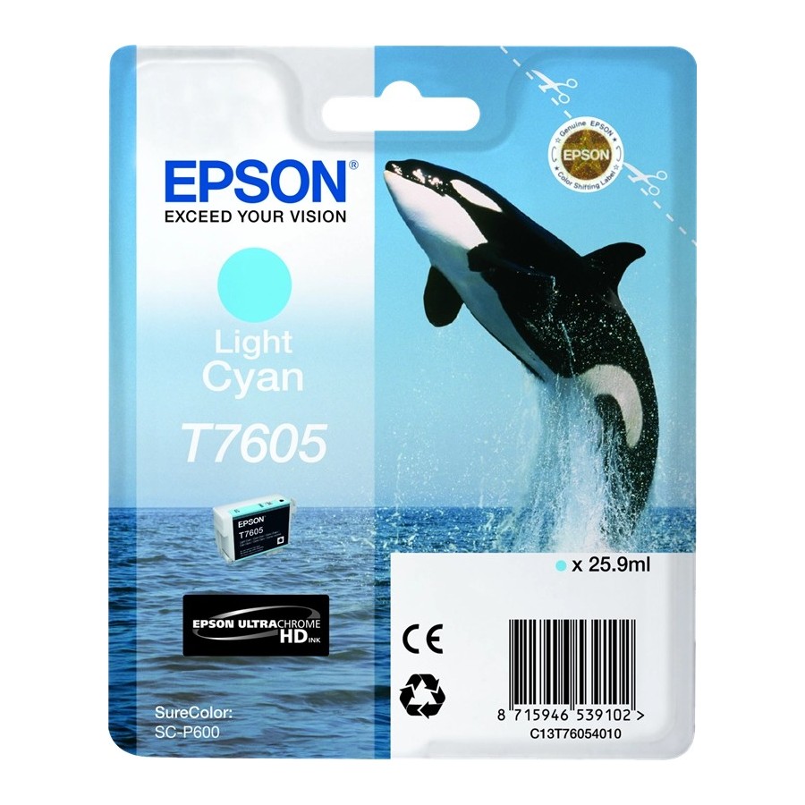 Epson T7605 - 26 ml - cyan chiaro EPSON Epson T7605 - 26 ml - cyan chiaro EPSON