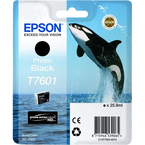 Epson T7601 - 26 ml - nero per foto - originale EPSON