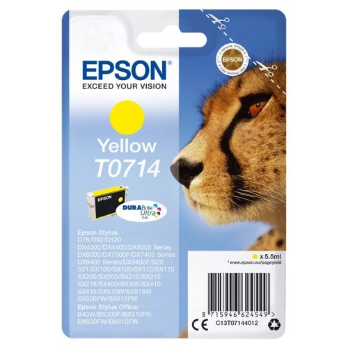 Epson T0714 - 5.5 ml - giallo - originale EPSON