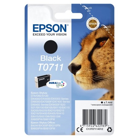 Epson T0711 - 7 ml - nero - originale EPSON