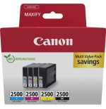 Canon PGI-2500 BK/C/M/Y Multipack - Confezione da 4 - nero, giallo,...