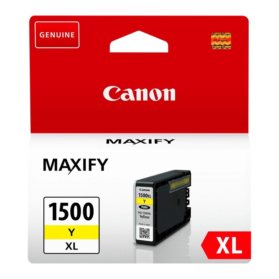 Canon PGI-1500XL Y - 12 ml - Alta capacità - giallo - originale CANON