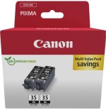Canon PGI-35BK Twin Pack - Confezione da 2 - 9.3 ml - nero - origin...