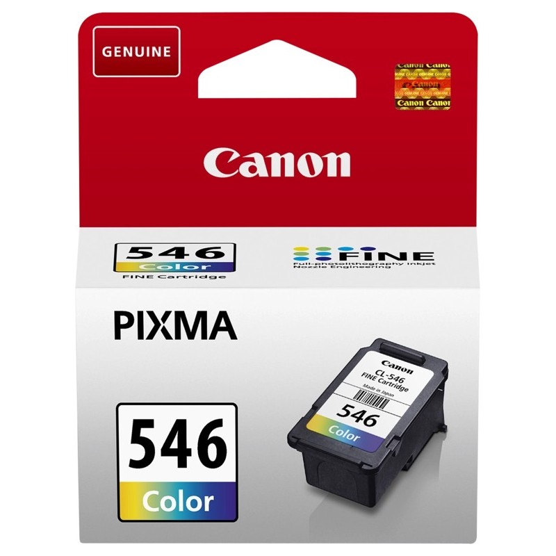 Canon CL-546 - 8 ml - colore (ciano, magenta, giallo) - originale -... Canon CL-546 - 8 ml - colore (ciano, magenta, giallo) - originale -...
