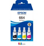 Epson EcoTank 664 - Confezione da 4 - nero, giallo, ciano, magenta ...