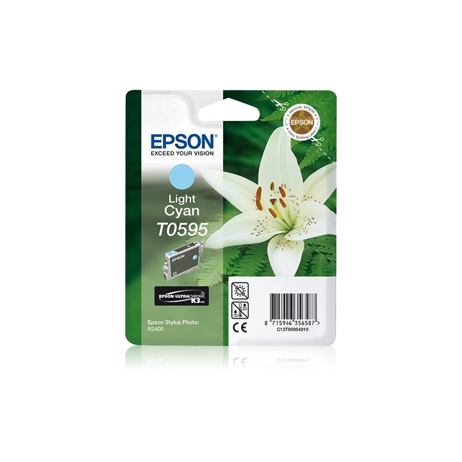 Epson T0595 - 13 ml - cyan chiaro - originale EPSON Epson T0595 - 13 ml - cyan chiaro - originale EPSON