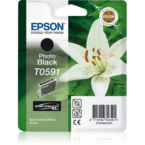 Epson T0591 - 13 ml - nero per foto - originale EPSON