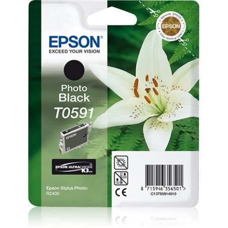 Epson T0591 - 13 ml - nero per foto - originale EPSON