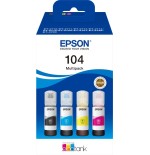 Epson EcoTank 104 - Confezione da 4 - nero, giallo, ciano, magenta ...