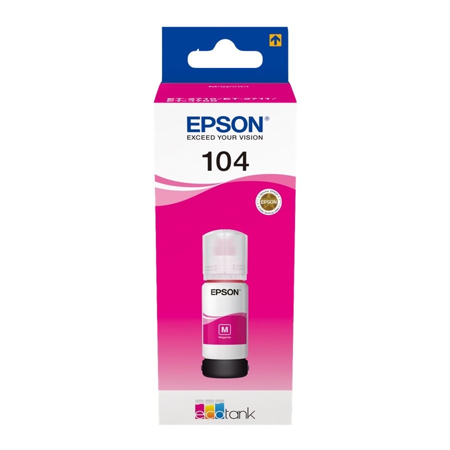 Epson EcoTank 104 - 65 ml - magenta - originale EPSON Epson EcoTank 104 - 65 ml - magenta - originale EPSON