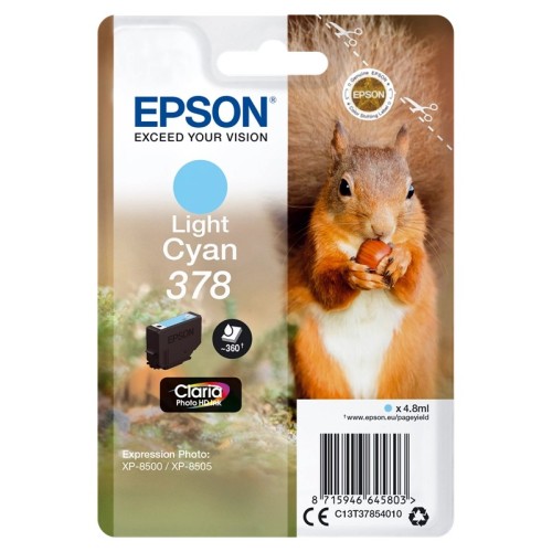 Epson 378 - 4.8 ml - cyan chiaro - originale EPSON