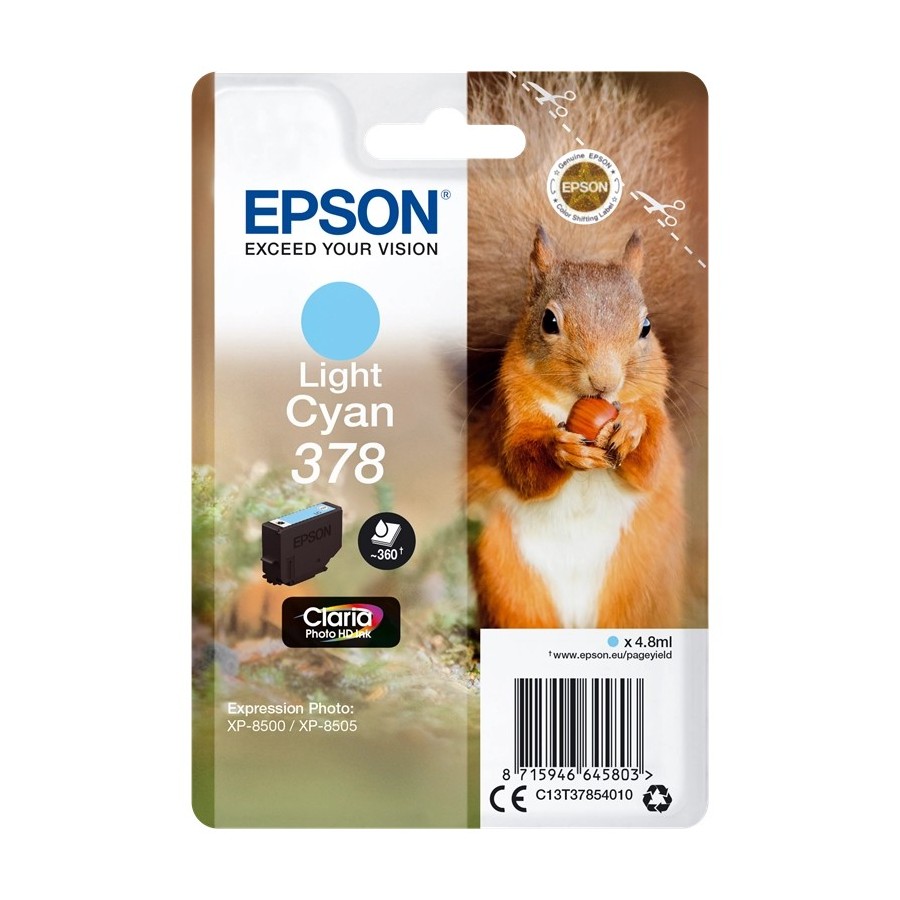 Epson 378 - 4.8 ml - cyan chiaro - originale EPSON