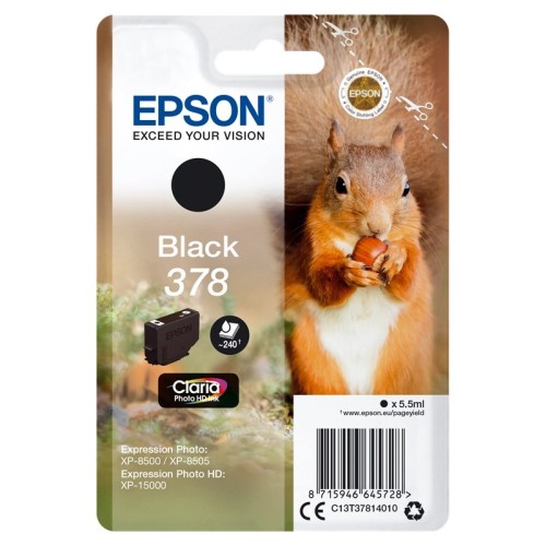 Epson 378 - 5.5 ml - nero - originale EPSON