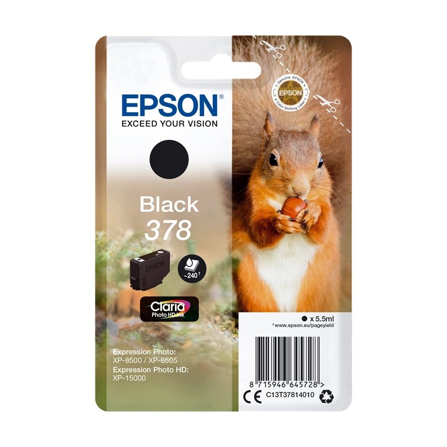Epson 378 - 5.5 ml - nero - originale EPSON